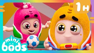 Mini Football Tournament | Minibods | Mini Oddbods | Baby Oddbods | Funny Cartoons For Kids