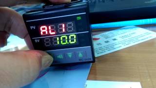 Setting Temp. Controller Alarm 1 Value