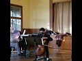 elliott plays tarantella at cello workshop