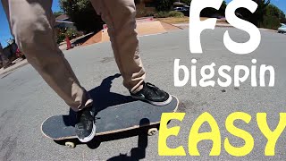 How to Frontside Bigspin!