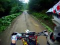 beautiful forest road in romania husqvarna wr 250 2t