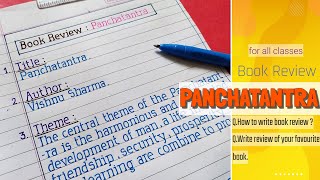 Book review in english | Book review of Panchatantra |   book review format