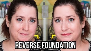 TRYING REVERSE FOUNDATION on Dry Skin Over 40!