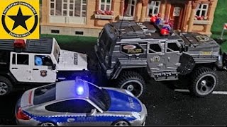 BRUDER Toys JEEP POLICE Post office ROBBERY in Jack's bworld RC S.W.A.T. Team