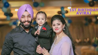 1st Birthday of Aviraj at Hotel Altius Chandigarh | Video by Sants Photography