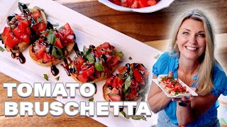 My Go-To Appetizer, Tomato Bruschetta!