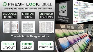 THE FRESH LOOK BIBLE (KJV) STUDY BIBLE #studybible #kjv #kingjamesbible #biblestudy