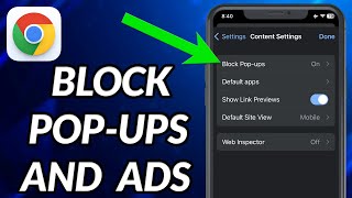 How To Block Ads On Chrome iPhone