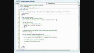 Getting Network Interface Information[VB .net]