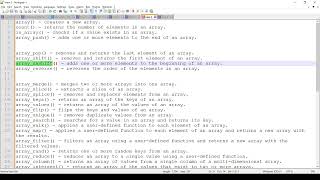 06 PHP | array_push | array_shift | array_unshift | array_reverse