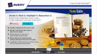 Getting Organized with Avery Small Note Tabs