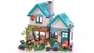 LEGO Creator 3-in-1 Cozy House 31139 main / A model review! I severely underestimated this