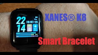 XANES® K8 Smart Bracelet - UNBOXING/REVIEW (by Banggood)