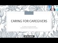 CMT THRIVE Summit Webinar - Caring for Caregivers