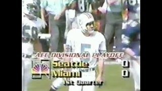 1984 AFC Divisional Playoff - Seahawks vs. Dolphins