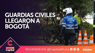 Guardias civiles llegaron para apoyar la movilidad de Bogotá