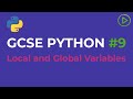 GCSE Computer Science Python #9 - Local and Global Variables