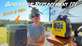 What's Best? RV Generator Comparison! Delta 2 Max Vs Champion 2500 Dual Fuel