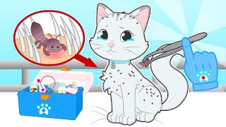 BABY PETS 🐈🪳 Kitty Kira has Lice