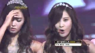 111230 SNSD - The Boys @ Gayo Daejoon