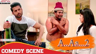 Resort Comedy Scene  | A.AA.. 2 (chalmohan Ranga) Hindi Dubbed Movie | Nithiin, Megha Akash.
