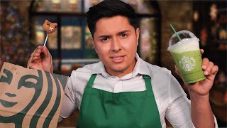 ASMR | Rude Starbucks Holiday Cashier Roleplay