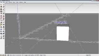 Google Sketchup Tutorial: Google Sketchup Protractor Tool