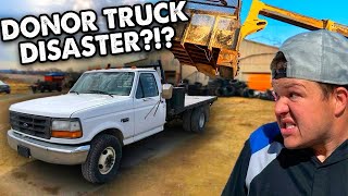 We WRECKED a Donor Truck to Create the Most INSANE Tow Truck EVER King Fred!