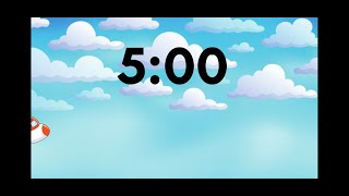 5 Minute Fun Airplane Timer With Music