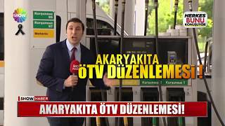 Akaryakıtta ÖTV düzenlemesi!