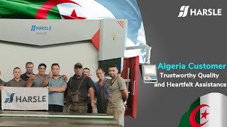 [Testimonial] Algeria Customer Feedback For HARSLE Smart CNC Press Brake