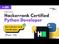 Build Your Logic With Python | Python Hackerrank Solutions  | Q31 | Q32 | Earn Certification |