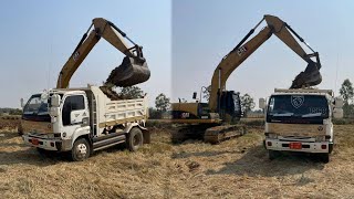 CAT 320 writ excavator is working