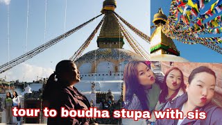 tour to boudha stupa #fun #dalyvlog #ssvlog #sonirai ❤️