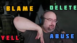 Wings Of Redemption blames, yells, abuses and deletes