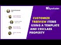 Customize TreeView Items Using a Template and CssClass Property
