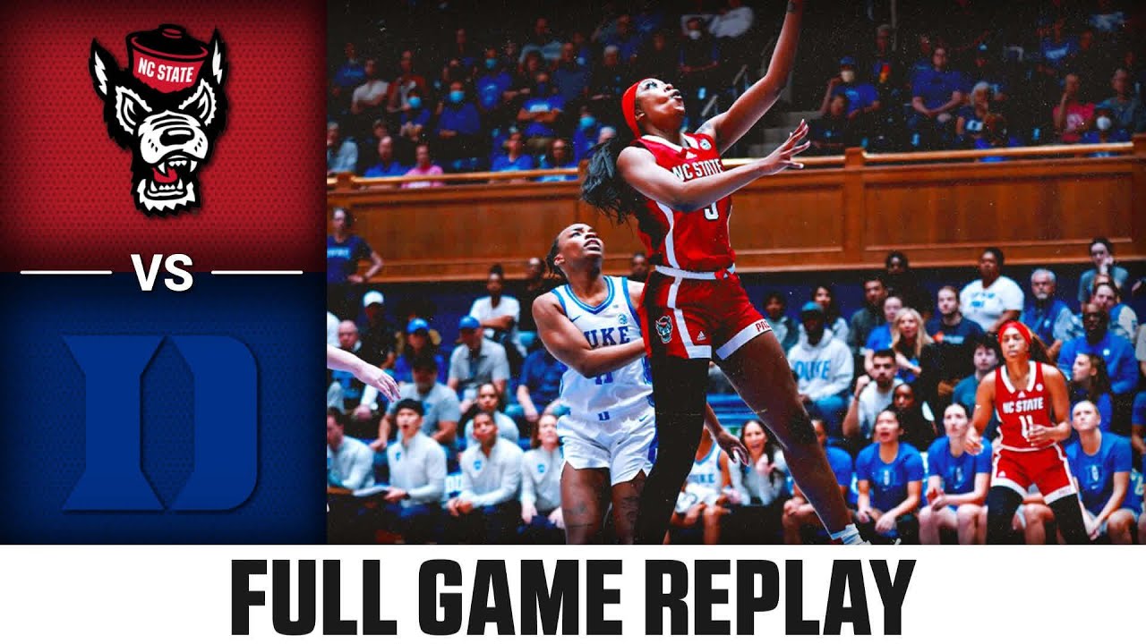 NC State Vs. Duke Full Game Replay | 2022-23 ACC Women’s Basketball ...