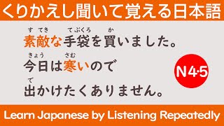 日常のフレーズをくりかえし聞いて覚える #日本語 #漢字  Japanese Language 98