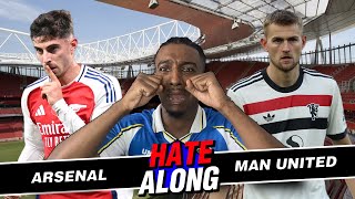 LIVE: ARSENAL VS MANCHESTER UNITED HATE-ALONG @WabbSports @jimmysplifftv