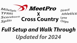 MeetPro x Cross Country - Full Walk Through for 2024