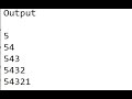 Number Pattern in Java Reverse Order || Triangle Pattern || Coding With Jack