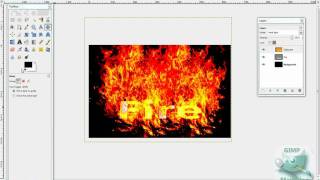 GIMP: How To Create Fire Effect