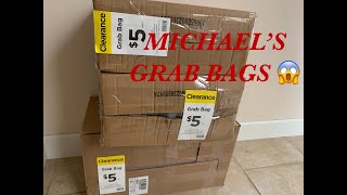 MICHAELS $5 GRAB BAGS UNBOXING