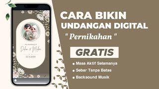 CARA BUAT UNDANGAN WEBSITE PERNIKAHAN GRATIS