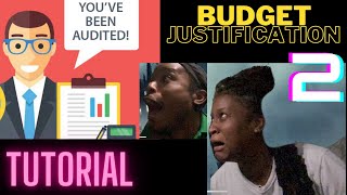Budget Justification Tutorial Part 2 Full