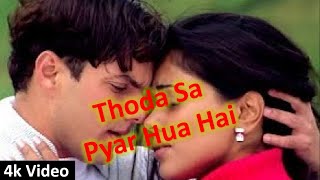 Thoda Sa Pyar Hua Hai 4k Video | Maine Dil Tujhko Diya | Alka Yagnik, Udit Narayan | Old Hindi Songs