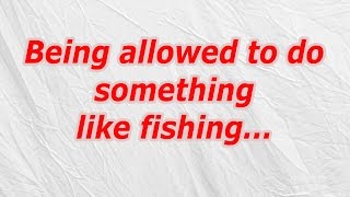 Being allowed to do something like fishing (CodyCross Crossword Answer)
