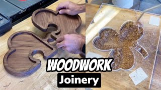 5 fun WOODWORK joinery techniques #woodworking