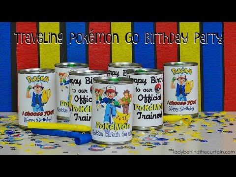 Traveling Pokémon Go Birthday Party Traveling Pokémon Go Birthday Party