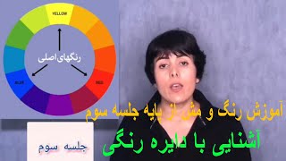 آموزش رنگ و مش  از پایه   جلسه سوم : آشنایی با دایره رنگی1